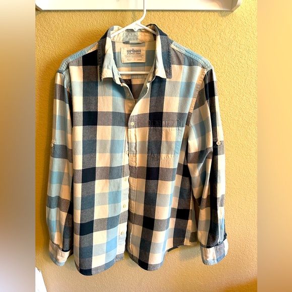 Urban Pipeline Western long-sleeved Shirt with roll/up tabs- Large - Picture 1 of 6